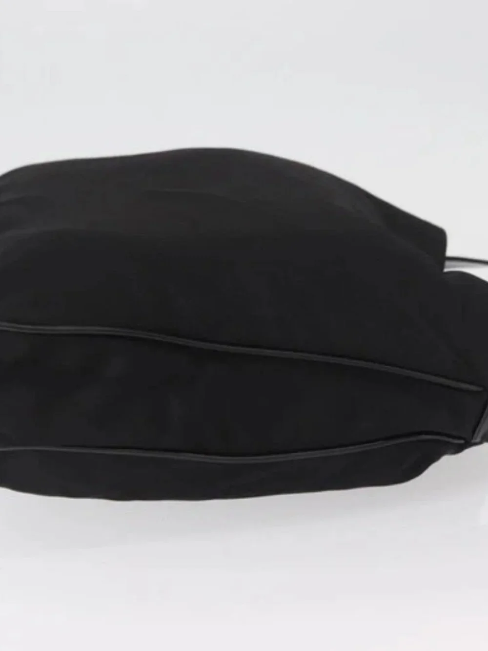 GUCCI Bamboo Shoulder Bag Nylon 2way Black Silver 001 2852 1577 5 Auth AMZ012